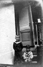 Rotterdam, kindertijd: Aad en zijn broer Frans