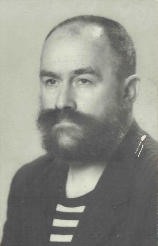 Portret Aad op ansichtkaart
